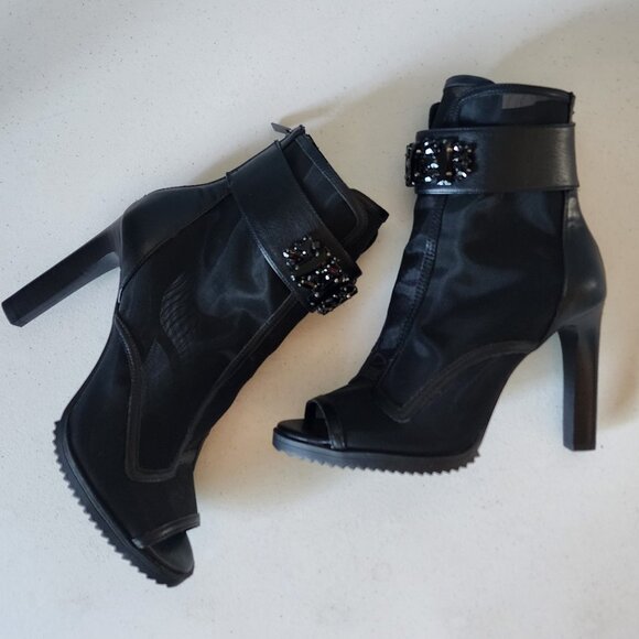 Karl Lagerfeld Mesh Bootie "NEW" - Picture 1 of 16